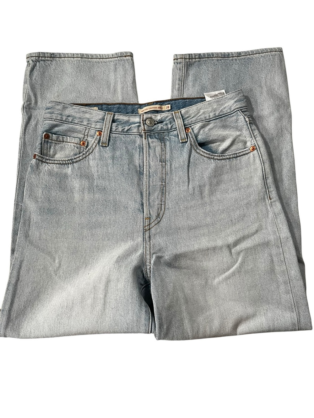 Levi's Ribcage Buttonfly Straight leg jeans Women's size 28